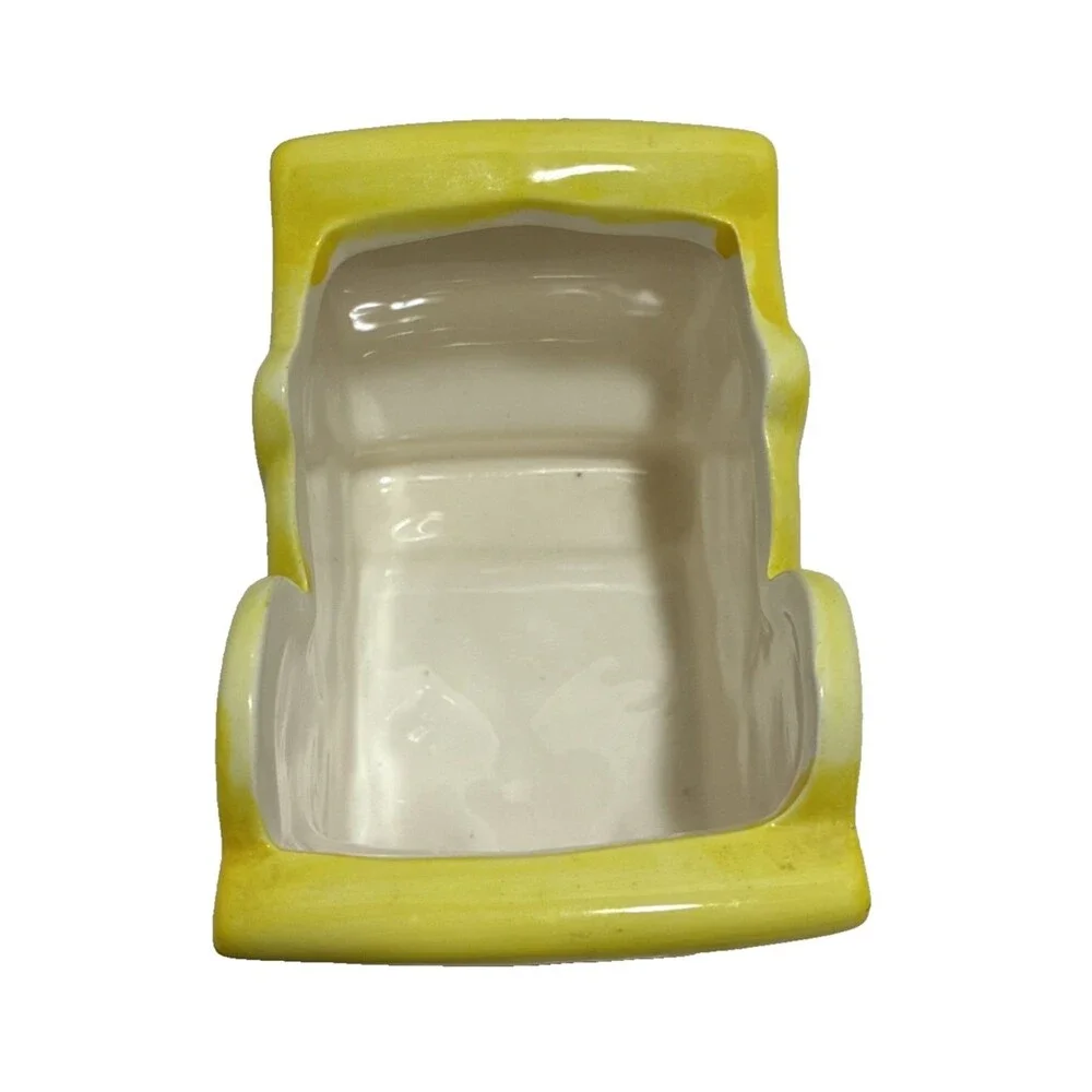 VTG Yellow Duck Wheelbarrow Planter (no drainage hole)